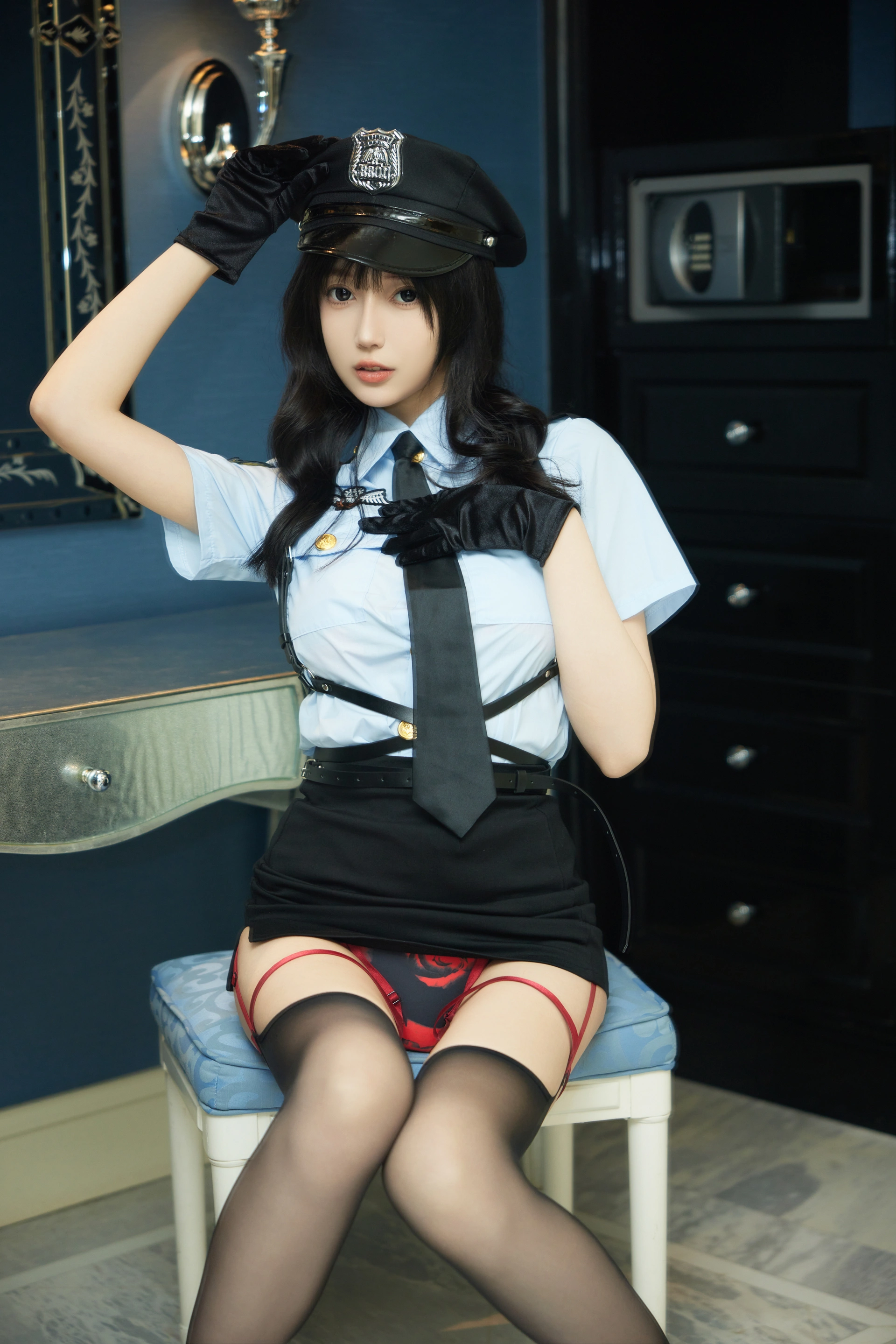 玥儿玥er – NO.015 蓝色制服 3